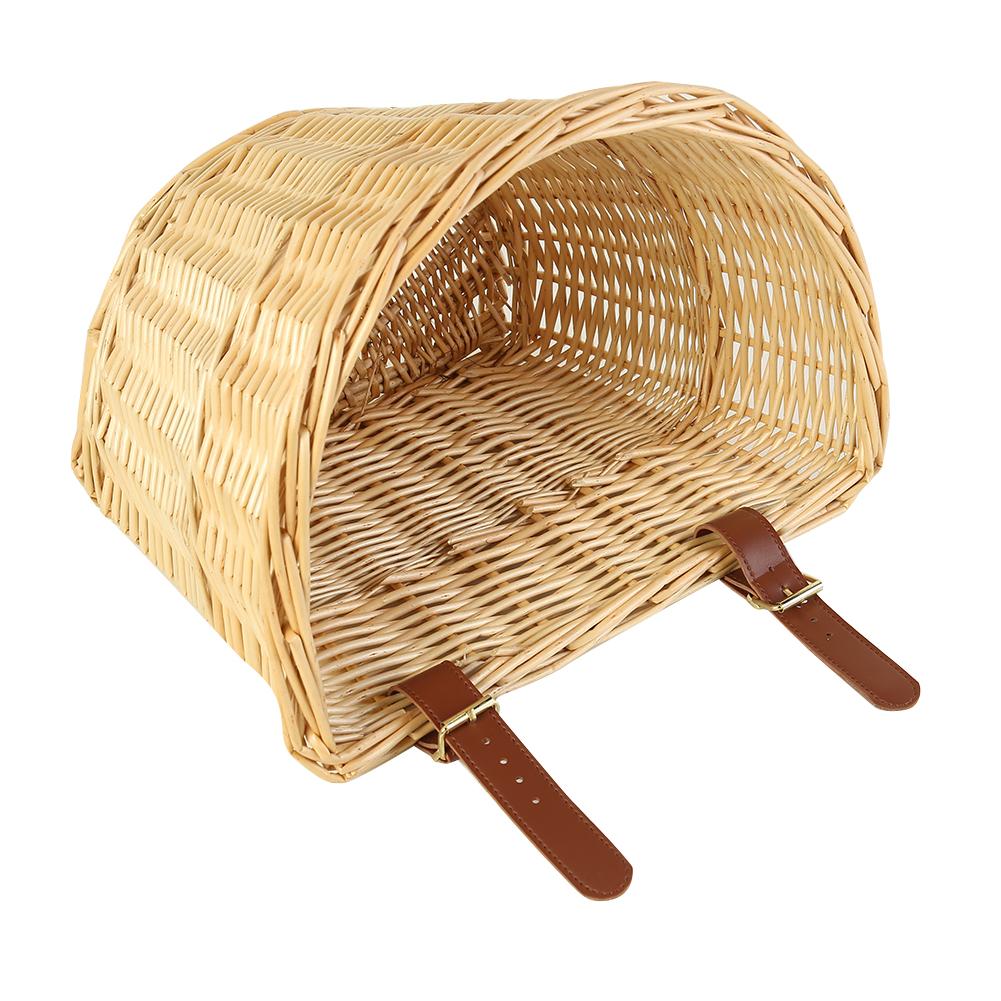 Retro Rattan Bike Front Basket Bicycle Handlebar Storage Container (White)
Retro Rattan Bike Front Basket Bicycle Handlebar Storage Container (White)