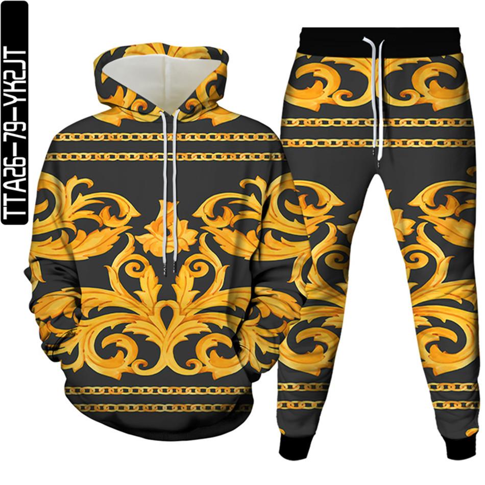 Золотые цветы, мужские повседневные комплекты одежды с 3D принтом, роскошные королевские осенние женские толстовки в стиле Харадзюку + брюки, спортивный костюм из 2 предметов, размер S-6X 5XL
Золотые цветы, мужские повседневные комплекты одежды с 3D принтом, роскошные королевские осенние женские толстовки в стиле Харадзюку + брюки, спортивный костюм из 2 предметов, размер S-6X 5XL