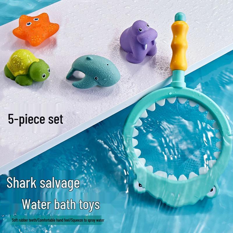 Turtle Water Spray & Shark Fishing Net Bath Toys for Kids – Floating Animal Squeeze Beach Playset
Turtle Water Spray & Shark Fishing Net Bath Toys for Kids – Floating Animal Squeeze Beach Playset