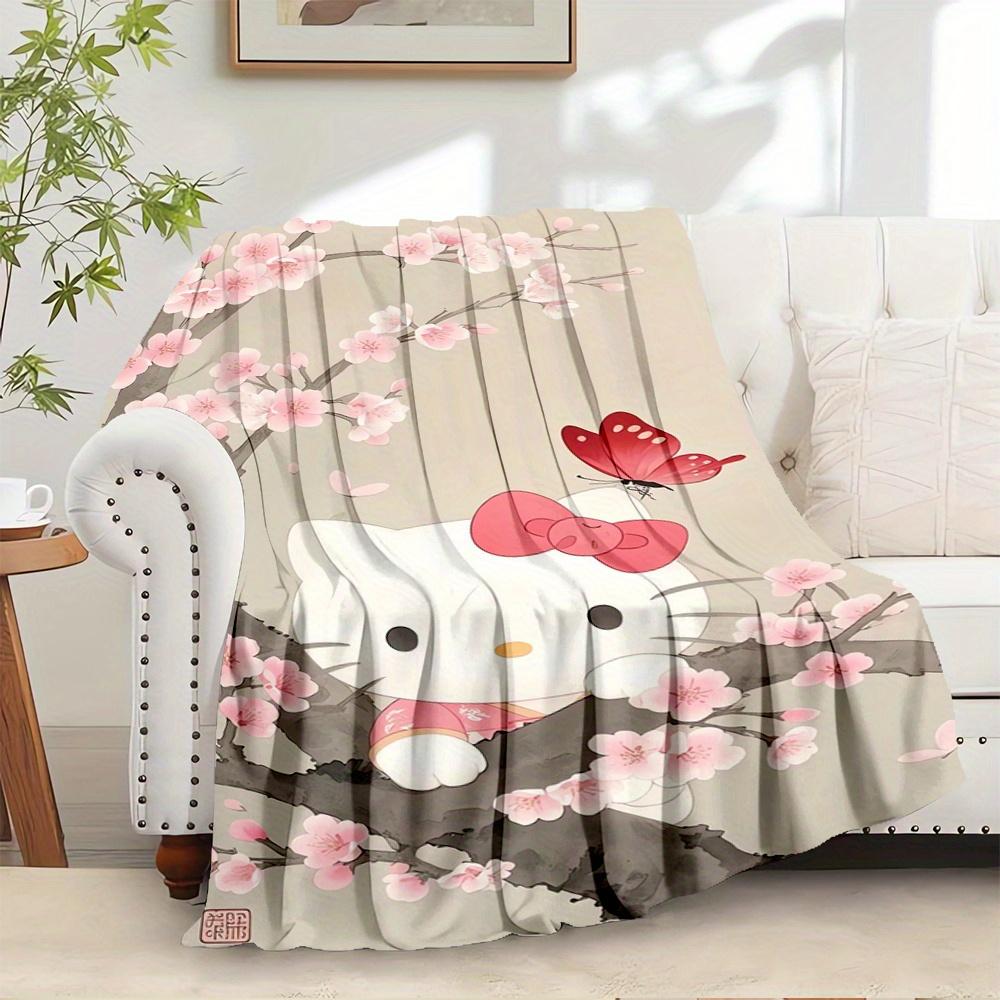 1pc Hello Kitty, Cherry Blossoms, ButterflyDigital Print Fleece Blanket - Contemporary Style, Suitable for All Seasons, Perfect for Home, Tr 130x150cm
1pc Hello Kitty, Cherry Blossoms, ButterflyDigital Print Fleece Blanket - Contemporary Style, Suitable for All Seasons, Perfect for Home, Tr 130x150cm