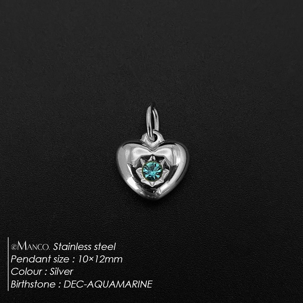 eManco New Stainless Steel Heart Charms Multicolor Birthstone Pendants DIY Jewelry Making Women Necklace Findings
eManco New Stainless Steel Heart Charms Multicolor Birthstone Pendants DIY Jewelry Making Women Necklace Findings