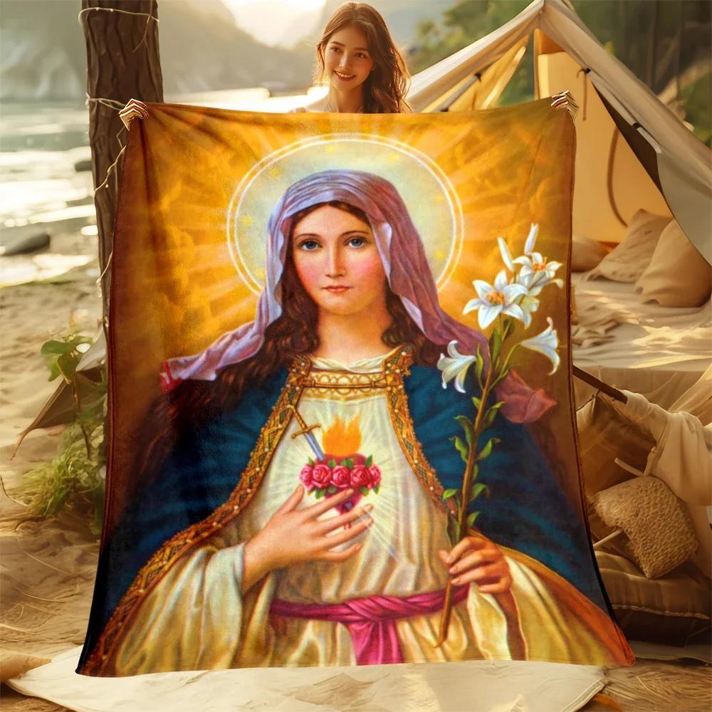 Jesus Virgin Mary 3D Printed Home Cute Kids Blanket Throw for Bed Sofa Decor Fleece Nap Blankets Boys Girls Children Gift Flannel 70x100cm
Jesus Virgin Mary 3D Printed Home Cute Kids Blanket Throw for Bed Sofa Decor Fleece Nap Blankets Boys Girls Children Gift Flannel 70x100cm