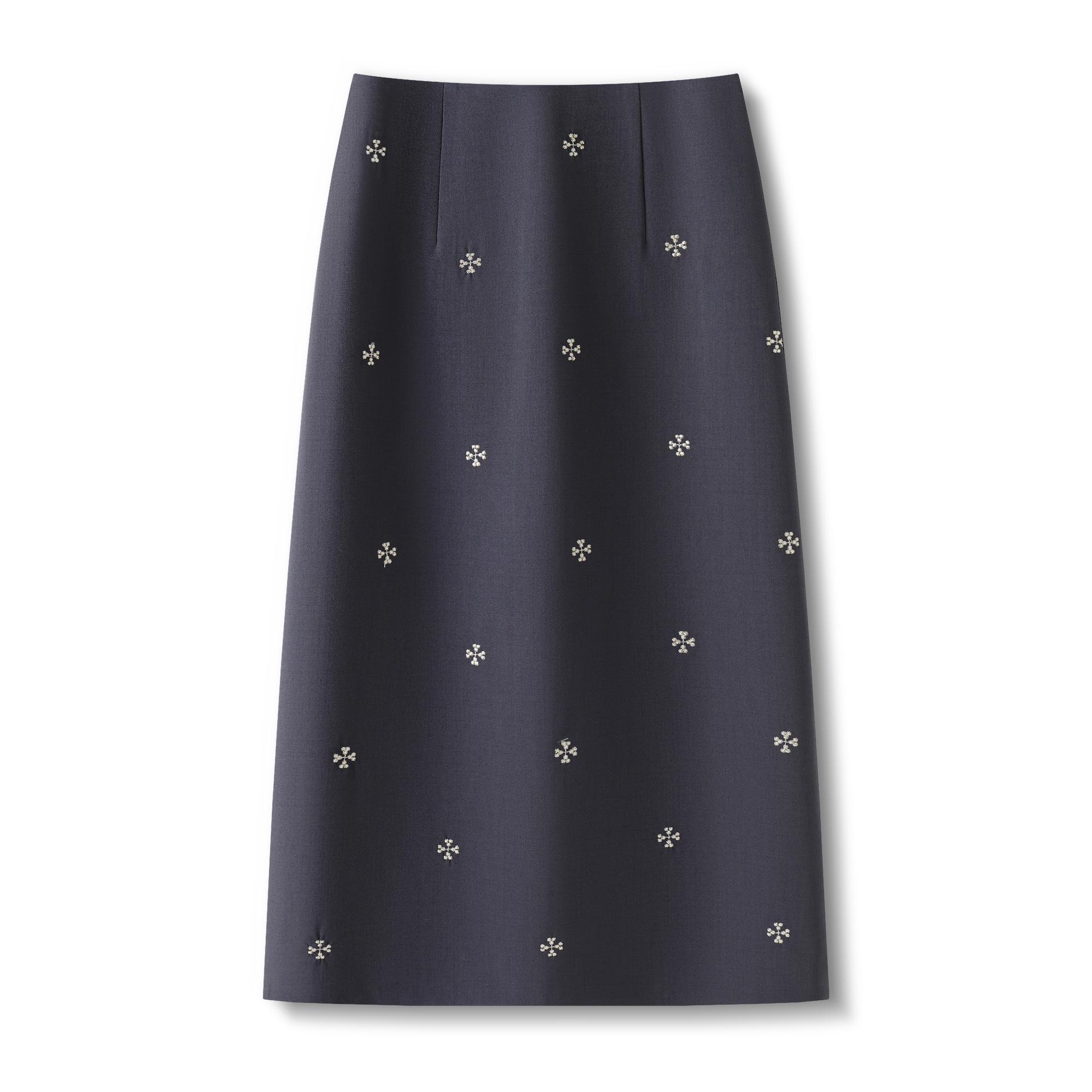 Spring 2026 Women s Gray Embroidered Suit Skirt - Slimming A-line with Hip-hugging Straight Cut XL (115-125 jin) сірий колір
Spring 2026 Women s Gray Embroidered Suit Skirt - Slimming A-line with Hip-hugging Straight Cut XL (115-125 jin) сірий колір