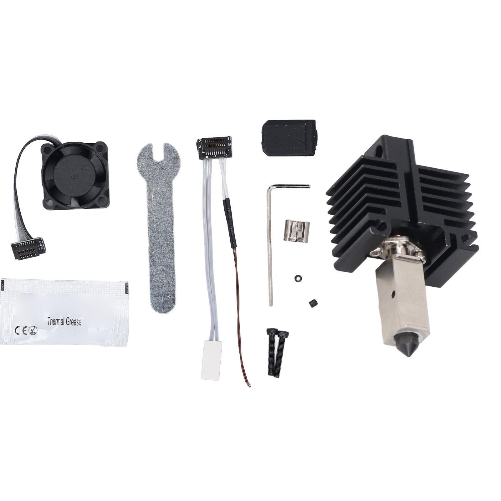 Hotend Kit 0.2mm Hardened Steel Nozzle Extruder Hot End with 2510 Fan for Bambu Lab P1P P1S 3D
Hotend Kit 0.2mm Hardened Steel Nozzle Extruder Hot End with 2510 Fan for Bambu Lab P1P P1S 3D
