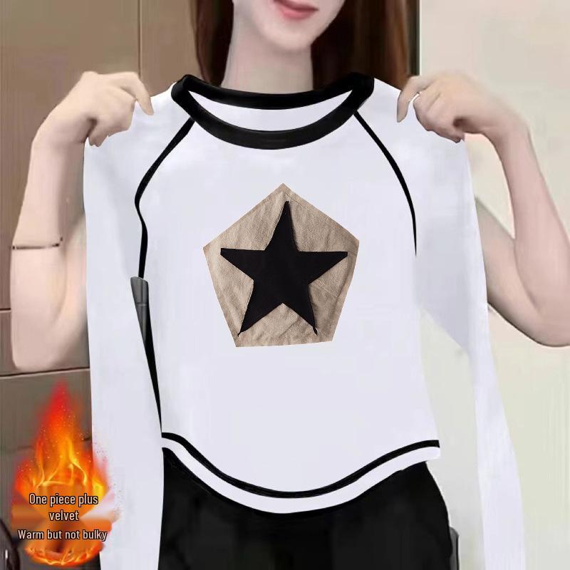 Women s 2024 Double-Sided German Velvet Long-Sleeve Chic T-Shirt - Versatile Autumn/Winter Inner Wear XL (Recommended 62.5-67.5 kg)
Women s 2024 Double-Sided German Velvet Long-Sleeve Chic T-Shirt - Versatile Autumn/Winter Inner Wear XL (Recommended 62.5-67.5 kg)