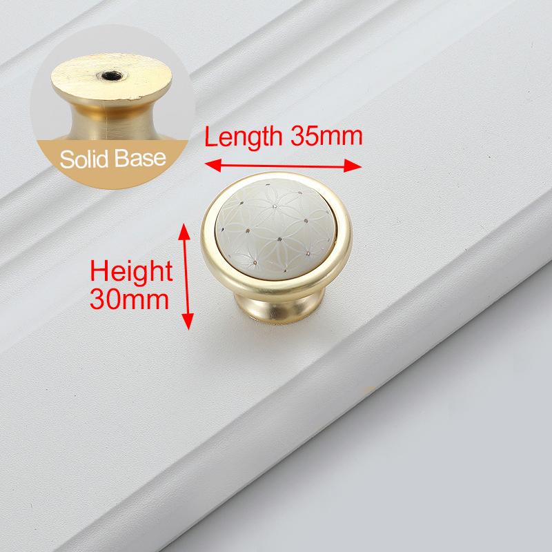 NAIERDI Creamic Gold and White Cabinet Handles Knobs Zinc Alloy Drawer Pulls Kitchen Door Handles Furniture Handle Door Hardware
NAIERDI Creamic Gold and White Cabinet Handles Knobs Zinc Alloy Drawer Pulls Kitchen Door Handles Furniture Handle Door Hardware