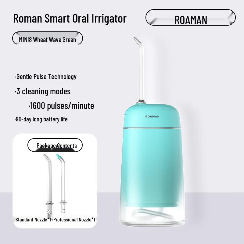 ROAMAN Mini8 Smart Oral Irrigator Set
ROAMAN Mini8 Smart Oral Irrigator Set