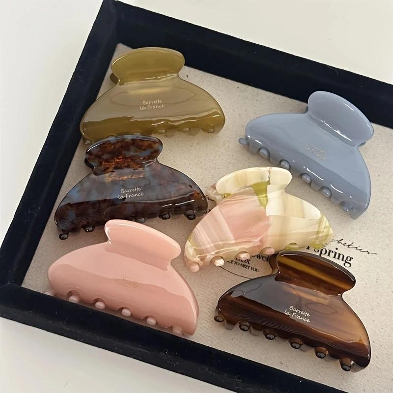 French Women s Hair Clips Elegant Acetate Hair Claw Medium Size Sweet Shark Clip Exquisite Girl Hairs Accessories Headwear
French Women s Hair Clips Elegant Acetate Hair Claw Medium Size Sweet Shark Clip Exquisite Girl Hairs Accessories Headwear