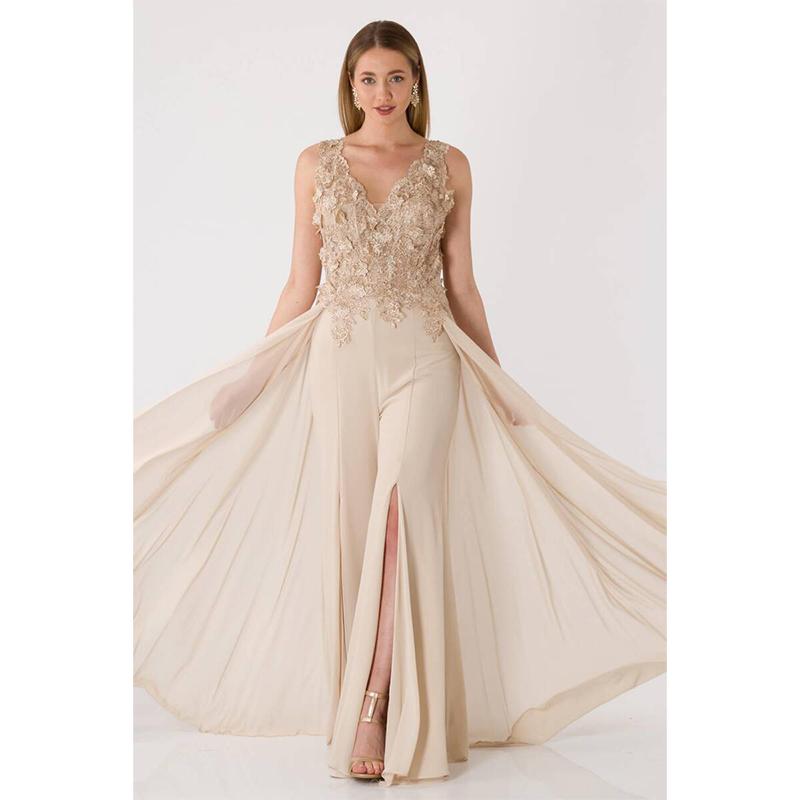 Кружевной Шифоновый Комбинезон Бежевый Знак
Кружевной Шифоновый Комбинезон Бежевый Знак