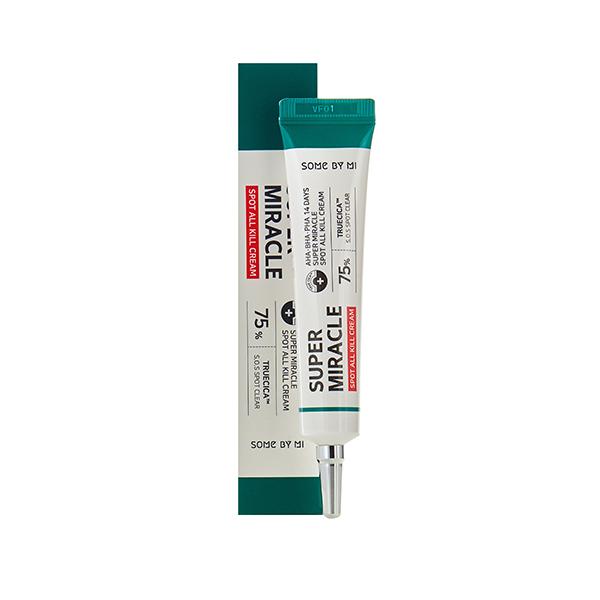 Точечный крем для лица SOME BY MI Super Miracle Spot All Kill Cream против акне с кислотами 30мл
Точечный крем для лица SOME BY MI Super Miracle Spot All Kill Cream против акне с кислотами 30мл