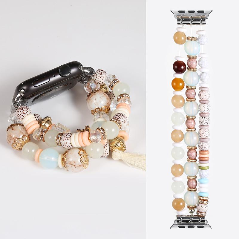 Богемський ремінець для Apple Watch Band 41mm 40mm 38mm 44mm 45mm 49mm 42mm Jewelry Resin Bracelet iwatch Ultra Series 7 6 5 4 3 Se 8 For 38mm or 40mm 41mm
Богемський ремінець для Apple Watch Band 41mm 40mm 38mm 44mm 45mm 49mm 42mm Jewelry Resin Bracelet iwatch Ultra Series 7 6 5 4 3 Se 8 For 38mm or 40mm 41mm