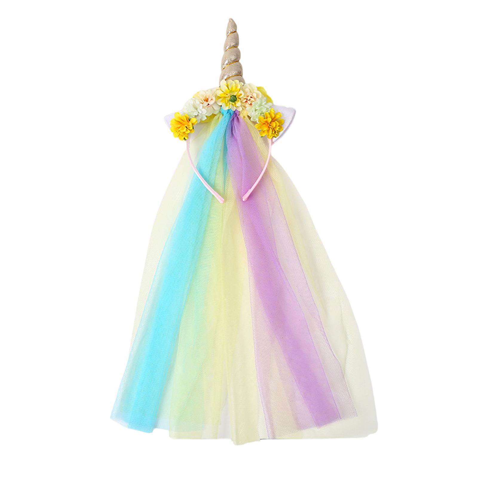 Rainbow Tulle Headband Photo Props Fun Headband Party Flower Karaoke Party Hair Hoop Halloween Horn for Halloween Stage жёлтый
Rainbow Tulle Headband Photo Props Fun Headband Party Flower Karaoke Party Hair Hoop Halloween Horn for Halloween Stage жёлтый