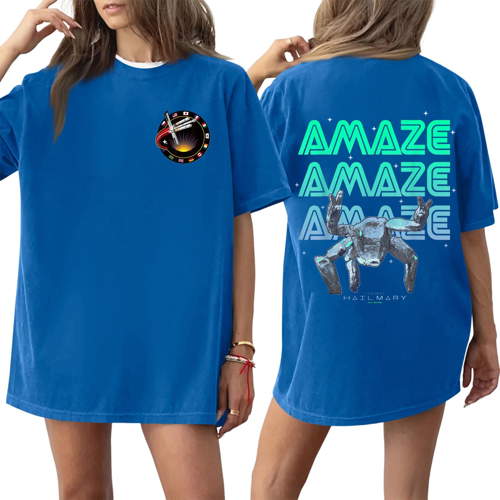 Amaze Women Casual Crew Neck Short Sleeve T Shirt Loose Fit Graphic Print Lightweight Top for Everyday Wear XXL синий
Amaze Women Casual Crew Neck Short Sleeve T Shirt Loose Fit Graphic Print Lightweight Top for Everyday Wear XXL синий