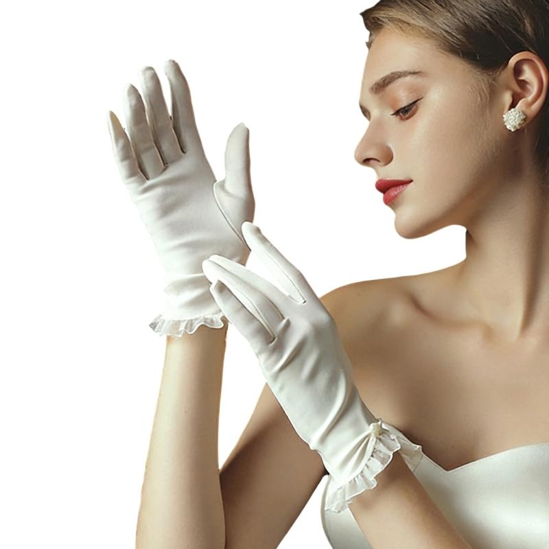 Evening Short Gloves Frill White for Wedding Proms for Women and Girls 1920s Theme Musical Operas Dancing 1 кремовый
Evening Short Gloves Frill White for Wedding Proms for Women and Girls 1920s Theme Musical Operas Dancing 1 кремовый