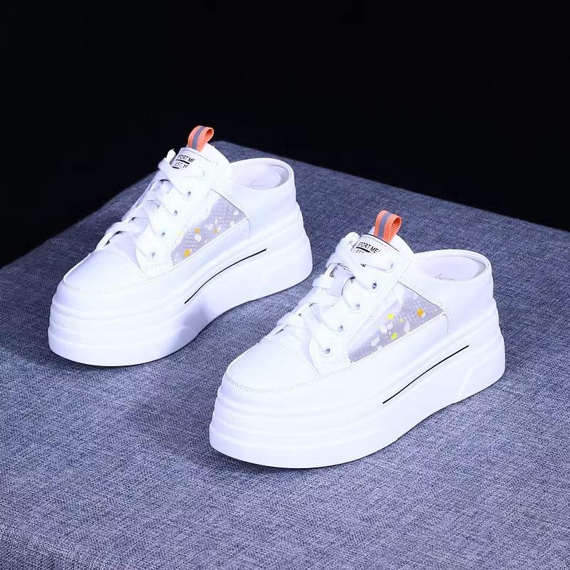 Baotou half slippers women s thick bottom heightening summer wear breathable mesh sandals 35
Baotou half slippers women s thick bottom heightening summer wear breathable mesh sandals 35
