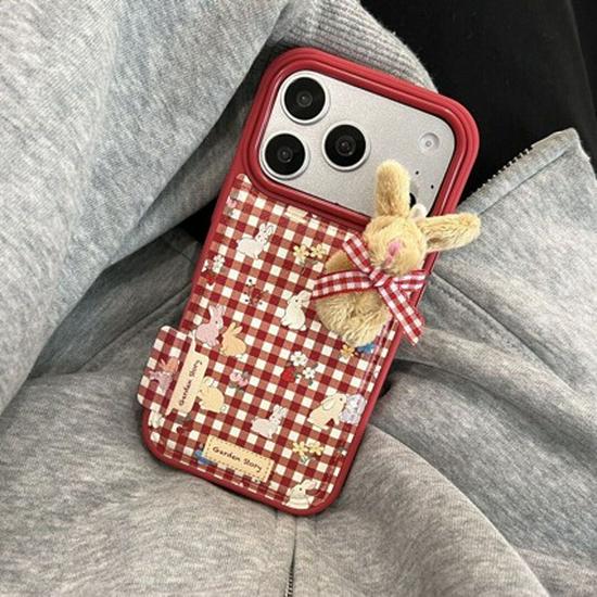 Plaid Floral Leather Drum Bag & Rabbit Design Drop-Proof Phone Case for iPhone 15/16/17 Pro Max 16
Plaid Floral Leather Drum Bag & Rabbit Design Drop-Proof Phone Case for iPhone 15/16/17 Pro Max 16