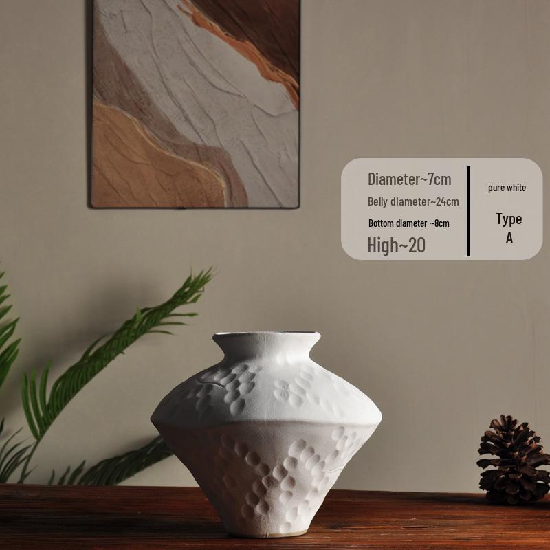 European Wabi-Sabi Jingdezhen Vase: Luxury Dried Flower Decoration for Dining Table, TV Cabinet, or Entryway.
European Wabi-Sabi Jingdezhen Vase: Luxury Dried Flower Decoration for Dining Table, TV Cabinet, or Entryway.