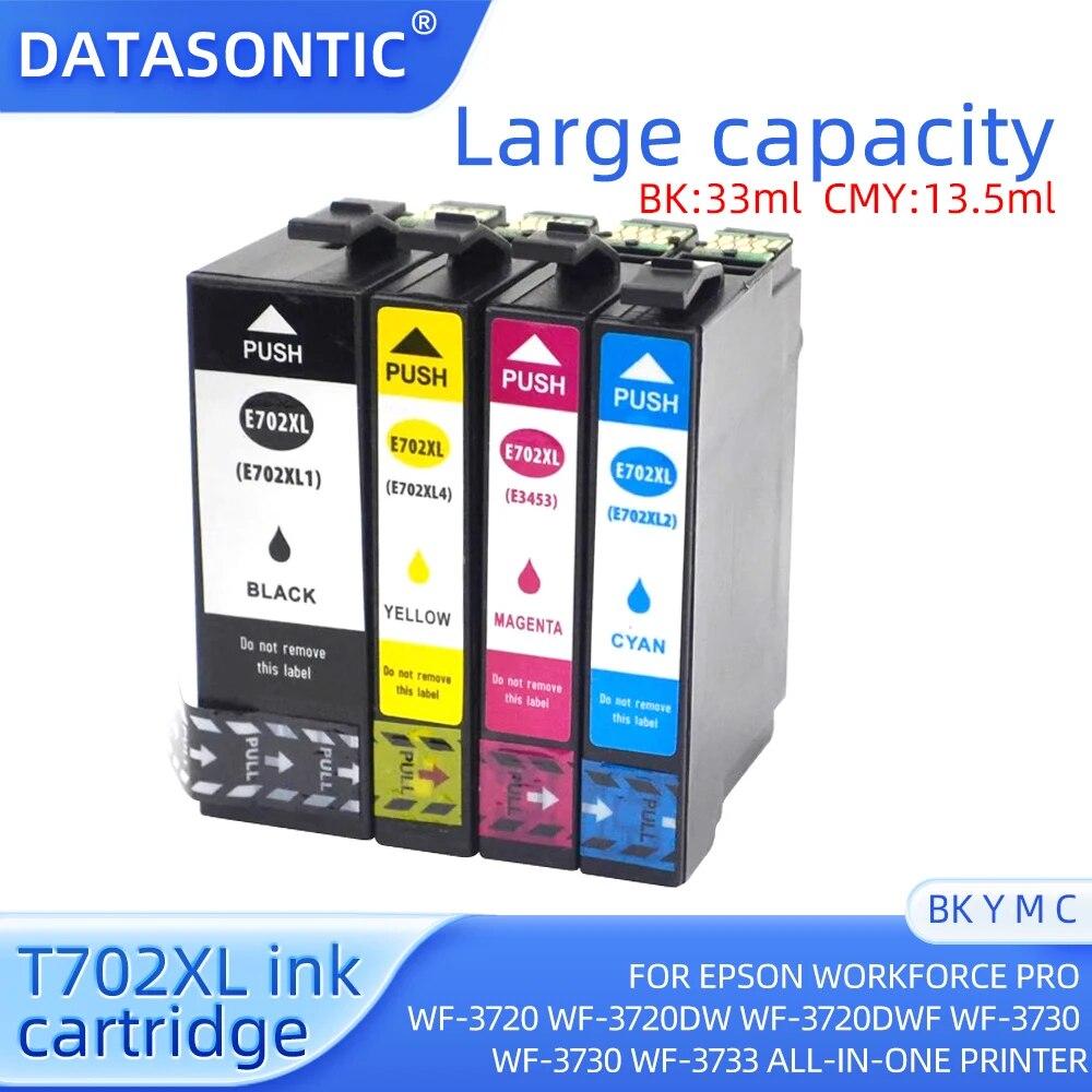 1 набір 702 XL сумісний чорнильний картридж для EPSON WorkForce Pro WF-3720 WF-3725 DWF WF-3720DW/DWF WF3730 3733 чорнильний картридж 1 set
1 набір 702 XL сумісний чорнильний картридж для EPSON WorkForce Pro WF-3720 WF-3725 DWF WF-3720DW/DWF WF3730 3733 чорнильний картридж 1 set