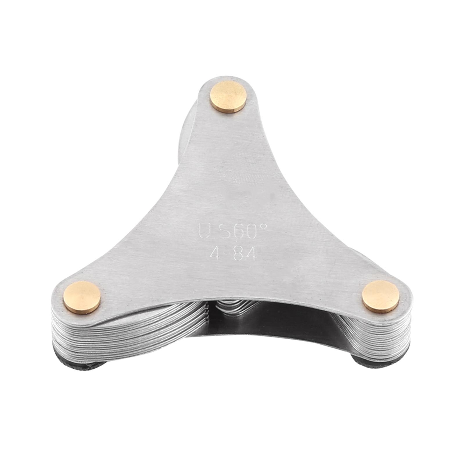 51 шт. резьбовой калибр из нержавеющей стали с шагом резьбы 60 градусов(Единицы США)
51 шт. резьбовой калибр из нержавеющей стали с шагом резьбы 60 градусов(Единицы США)