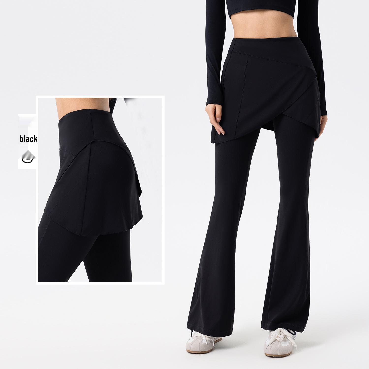 Stylish Layered Yoga Pants: Micro-Flare Design for Longer Legs, Slimming Fitness Skirt Pants for Outdoor Sports. M
Stylish Layered Yoga Pants: Micro-Flare Design for Longer Legs, Slimming Fitness Skirt Pants for Outdoor Sports. M