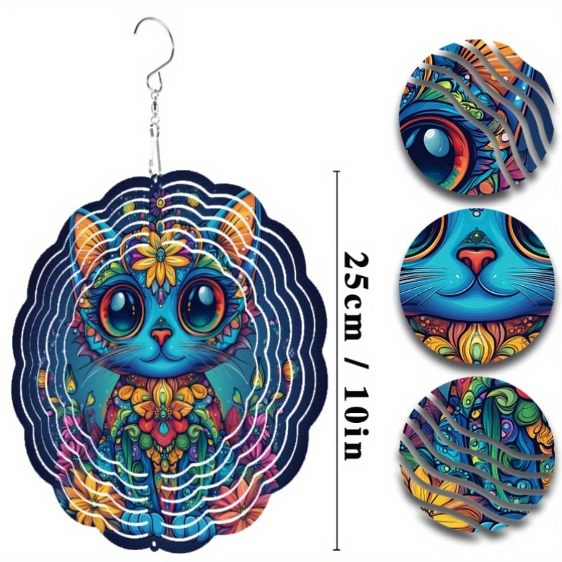 10-дюймовый подвесной ветряной спиннер с дизайном кошки, элегантская уличная ветряная музыка для весенне-летней лужайки, дворового декора, вращающийся на 360 градусов крючок, трогательный подарок 01A
10-дюймовый подвесной ветряной спиннер с дизайном кошки, элегантская уличная ветряная музыка для весенне-летней лужайки, дворового декора, вращающийся на 360 градусов крючок, трогательный подарок 01A