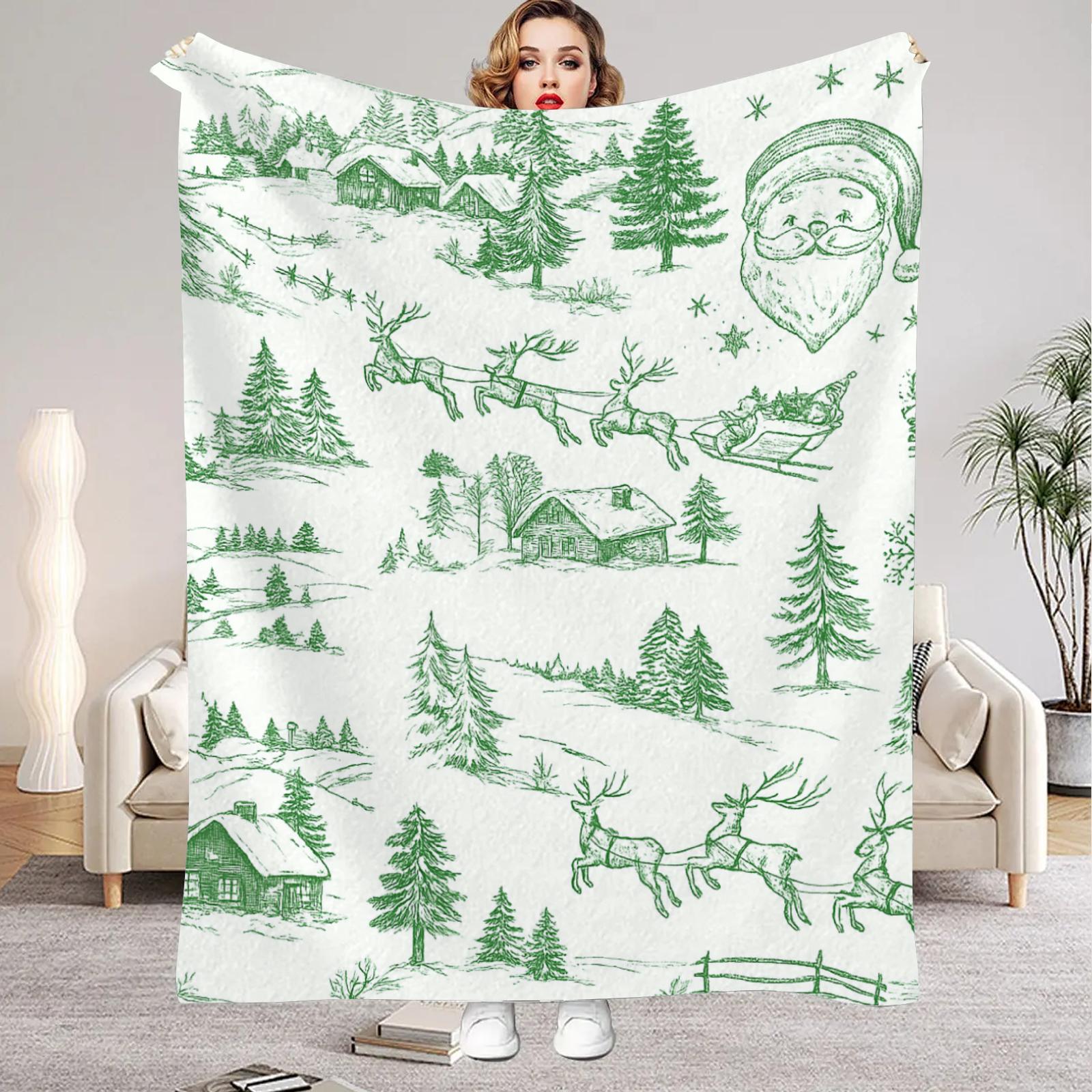 1pc Soft Christmas Tree Print Plush Blanket Blue Xmas Theme Snowflake All Season Use Washable Throw Blanket for Girls Daughter 30x40in
1pc Soft Christmas Tree Print Plush Blanket Blue Xmas Theme Snowflake All Season Use Washable Throw Blanket for Girls Daughter 30x40in