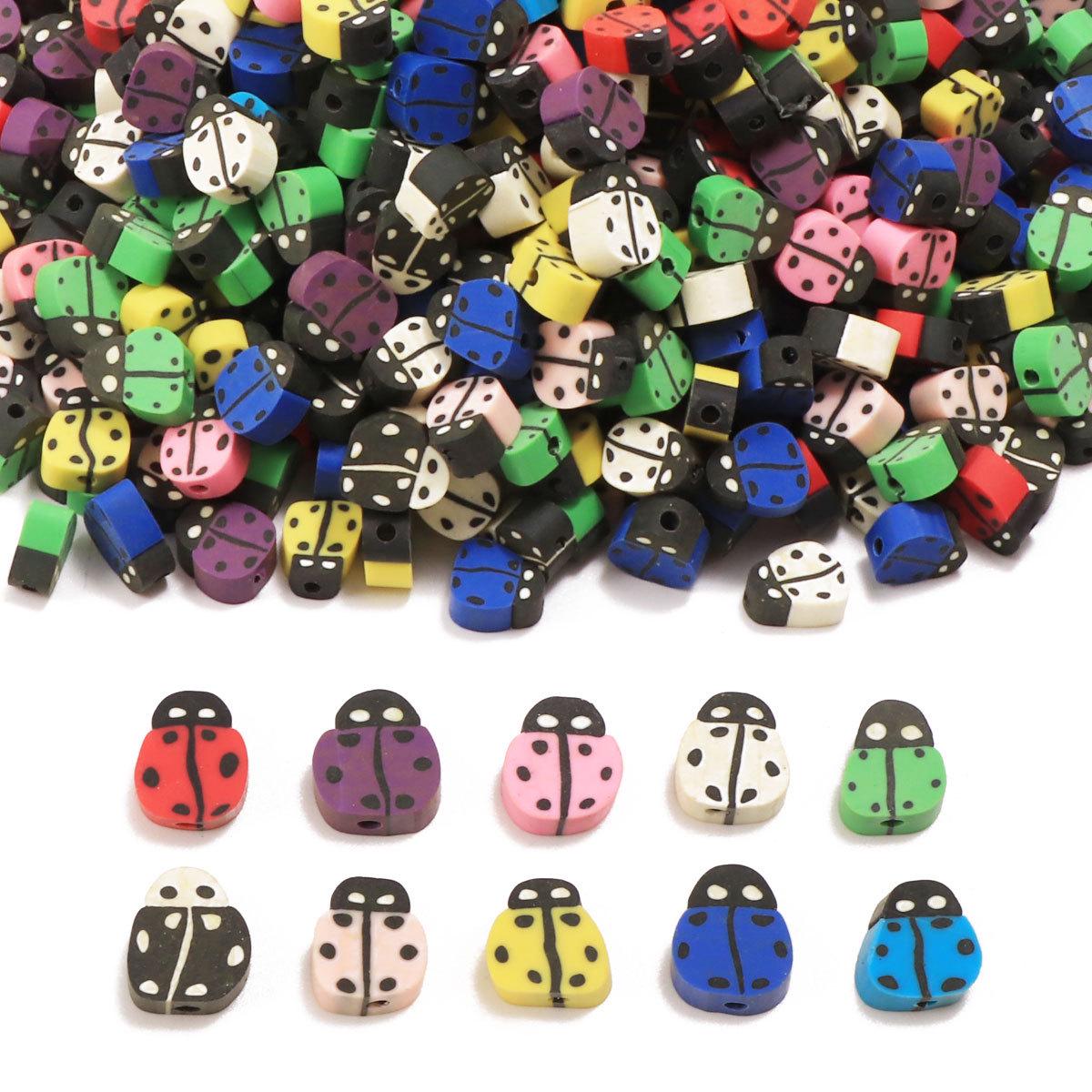 Handmade Ladybug Soft Clay Beading Kit: 100-Piece DIY Accessories for Bracelet & Necklace Crafting RT059
Handmade Ladybug Soft Clay Beading Kit: 100-Piece DIY Accessories for Bracelet & Necklace Crafting RT059