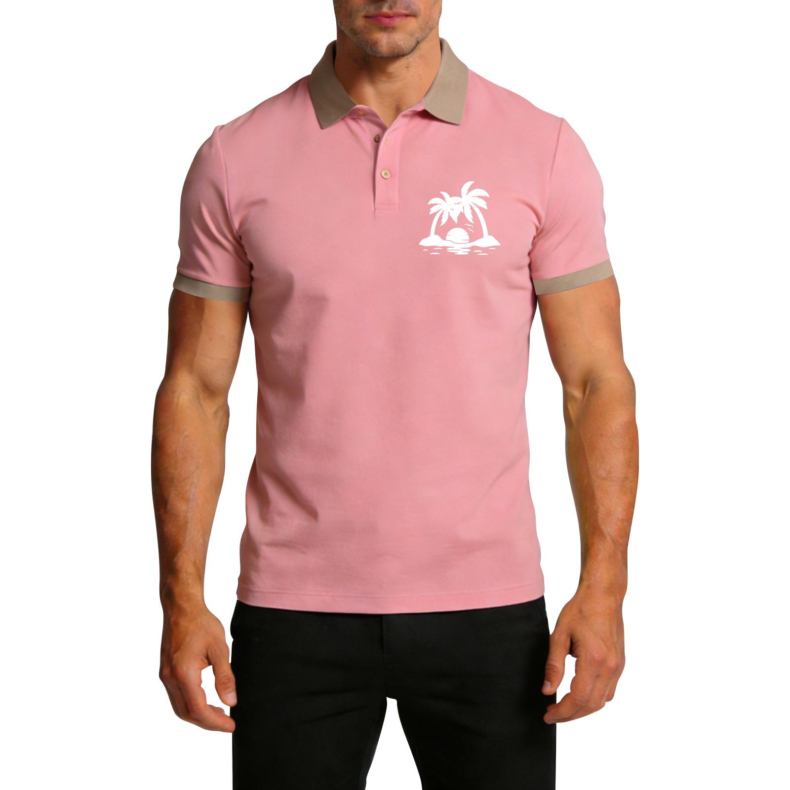 Men s Summer Print Color-blocked Lapel Short-sleeve T-shirt Casual Sporty Top M рожевий
Men s Summer Print Color-blocked Lapel Short-sleeve T-shirt Casual Sporty Top M рожевий