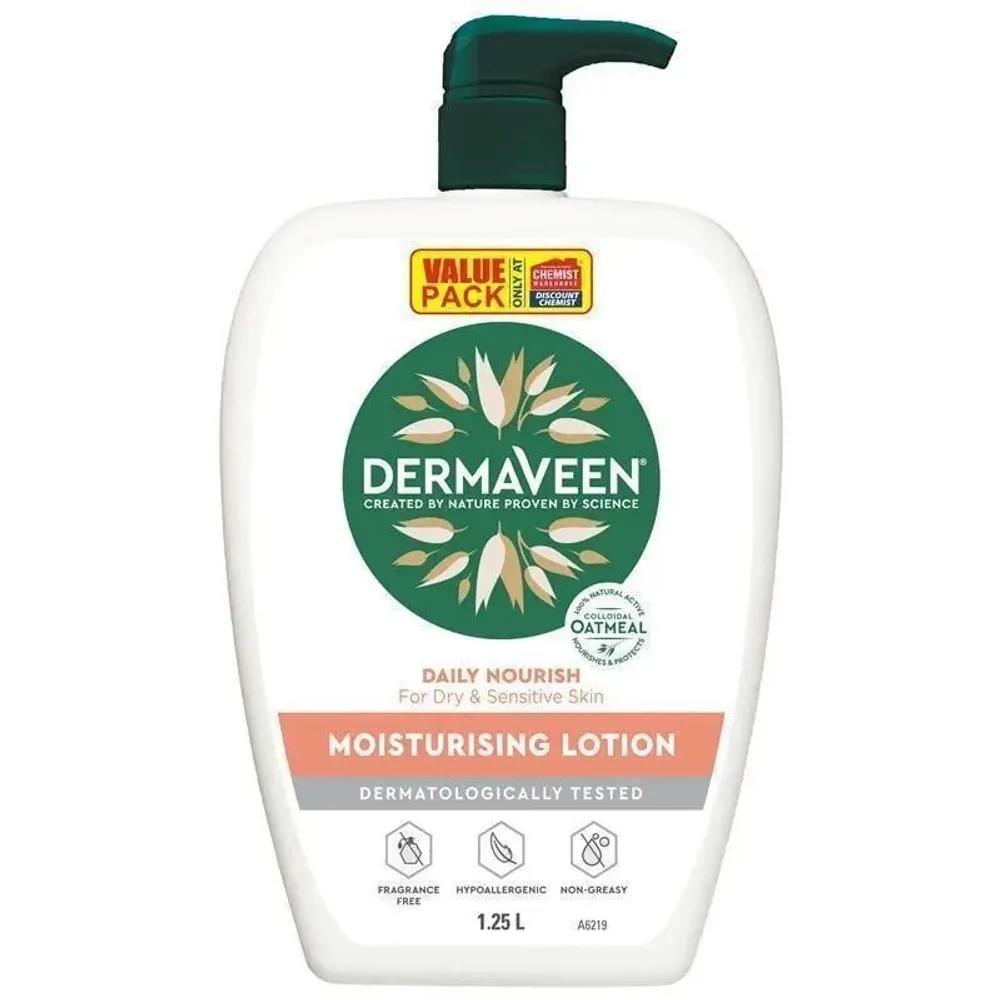 DermaVeen Daily Moisturizing Lotion 1.25L
DermaVeen Daily Moisturizing Lotion 1.25L