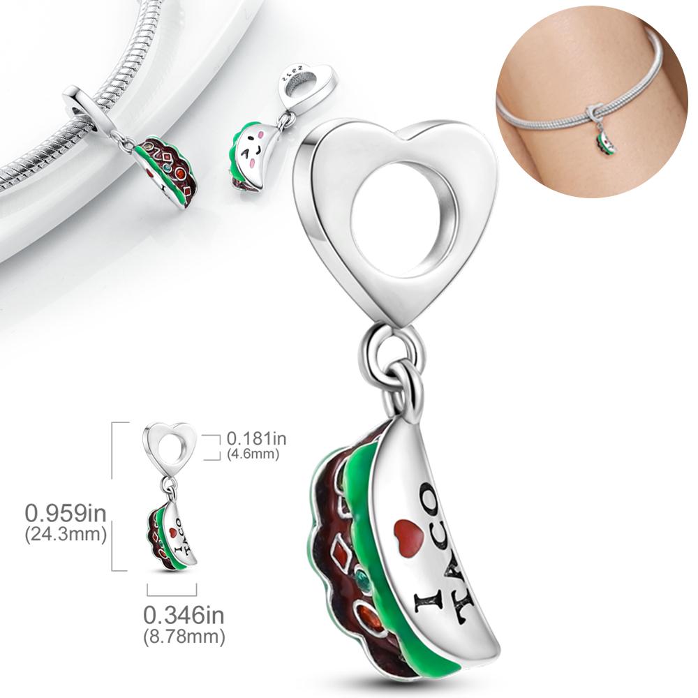Original Charms Copper Creative Mexican Wrap Food Pendants Fit Charms Plata Bracelets For Women Women Jewelry Making Diy
Original Charms Copper Creative Mexican Wrap Food Pendants Fit Charms Plata Bracelets For Women Women Jewelry Making Diy