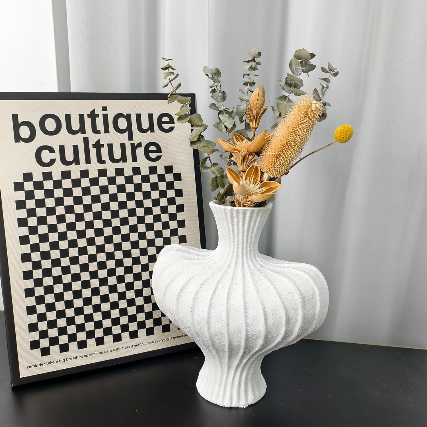 Artloge Flower Single Flower Flower Height Modern Vase, Scandinavian, Stylish, Base, White, Unbreakable, Vase, Plastic, Cute, Interior, Arrangement, белый
Artloge Flower Single Flower Flower Height Modern Vase, Scandinavian, Stylish, Base, White, Unbreakable, Vase, Plastic, Cute, Interior, Arrangement, белый