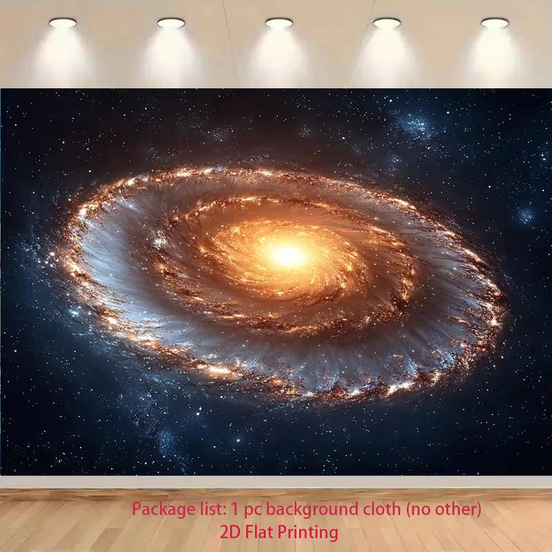 2D Golden Spiral Galaxy Backdrop Outer Space Photo Studio Background 47.2x31.5inch/120*80cm
2D Golden Spiral Galaxy Backdrop Outer Space Photo Studio Background 47.2x31.5inch/120*80cm