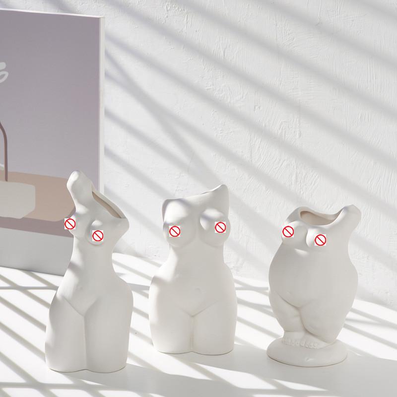 White Vase Ceramic Vase The Body Art Abstract Nude Flower Arrangement Flower Vase Home Decoration Vases Pots Accessories
White Vase Ceramic Vase The Body Art Abstract Nude Flower Arrangement Flower Vase Home Decoration Vases Pots Accessories