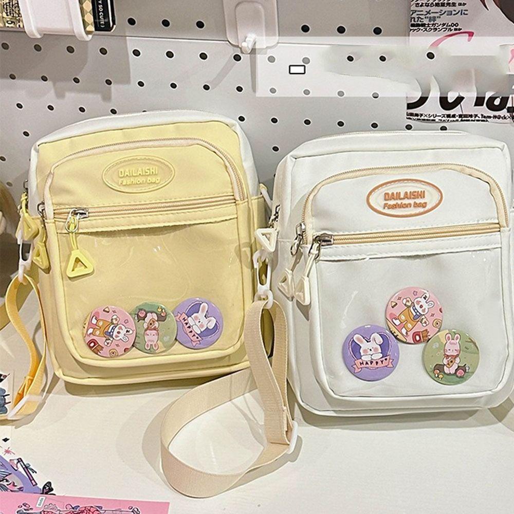 Multi-layer Harajuku Ita Bag Y2K Dopamine Transparent Badge Show Bag Girls Shoulder Bag Student чорний
Multi-layer Harajuku Ita Bag Y2K Dopamine Transparent Badge Show Bag Girls Shoulder Bag Student чорний