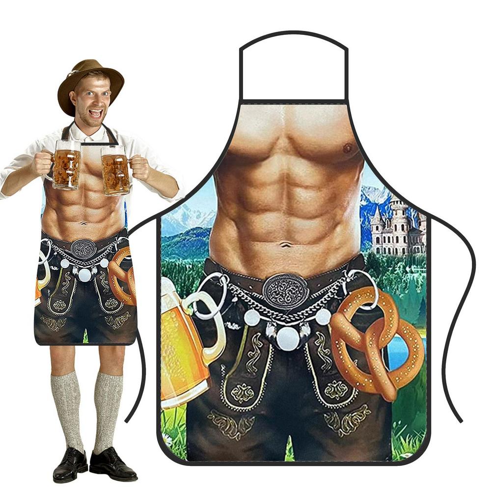 Funny Apron Super Muscle Kitchen Man Women Cooking Aprons Oktoberfest Bavarian Apron Adult Cozinha Tablier Cuisine Pinafore
Funny Apron Super Muscle Kitchen Man Women Cooking Aprons Oktoberfest Bavarian Apron Adult Cozinha Tablier Cuisine Pinafore