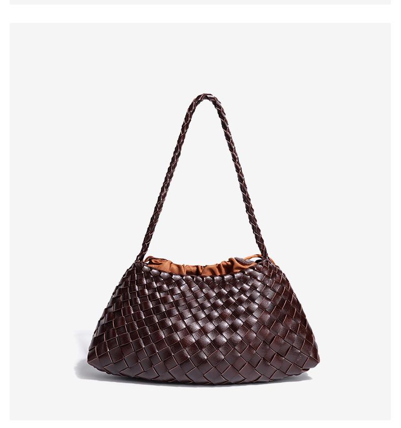 New Women s Bag French Fashion Handmade Woven Bag, Hand-held Vegetable Basket, Shoulder Bag, Personalized Crescent Bag
New Women s Bag French Fashion Handmade Woven Bag, Hand-held Vegetable Basket, Shoulder Bag, Personalized Crescent Bag