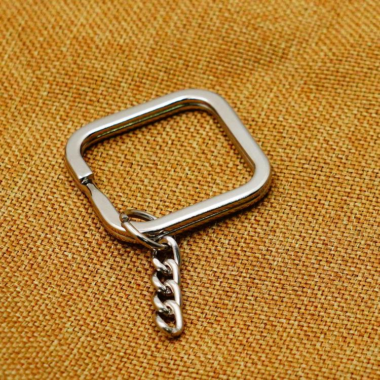 Silver Keychain Ring with Chain Link & Charms: Plum Blossom, Star, Heart, Square Apple.
Silver Keychain Ring with Chain Link & Charms: Plum Blossom, Star, Heart, Square Apple.