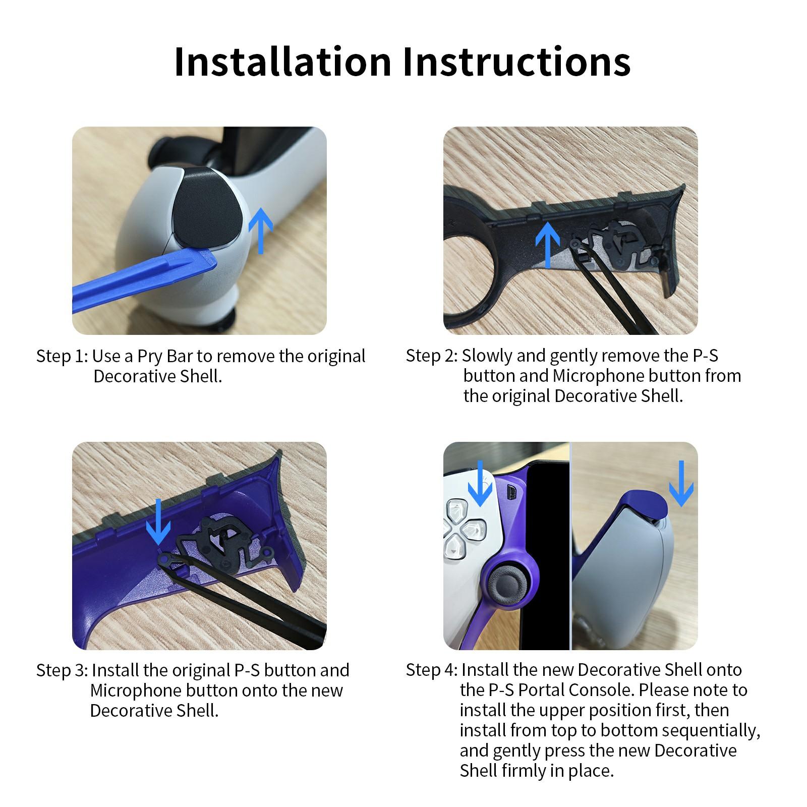 JYS JYS-P5203 For PlayStation Portal 2Pcs Joystick Protective Strip with Rocker Caps Grey
JYS JYS-P5203 For PlayStation Portal 2Pcs Joystick Protective Strip with Rocker Caps Grey