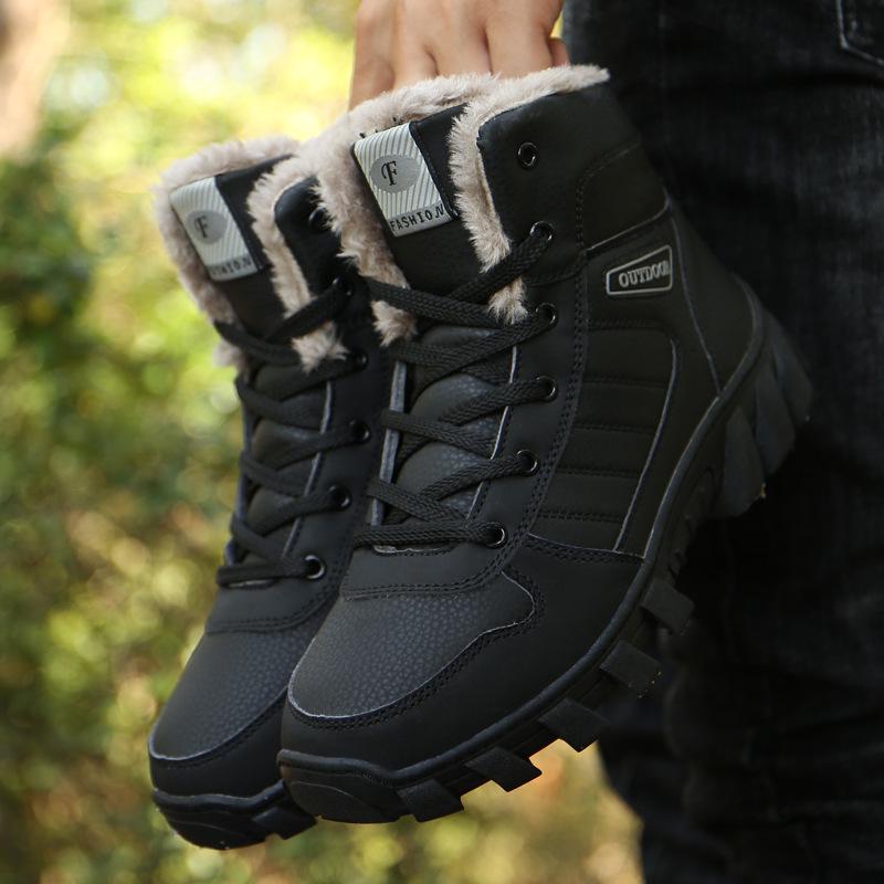 Couple s Winter Outdoor Boots: Men s Cotton Martin Boots & Women s High-Top Shoes with Thickened Velvet and Rubber Sole. 45 чорний
Couple s Winter Outdoor Boots: Men s Cotton Martin Boots & Women s High-Top Shoes with Thickened Velvet and Rubber Sole. 45 чорний