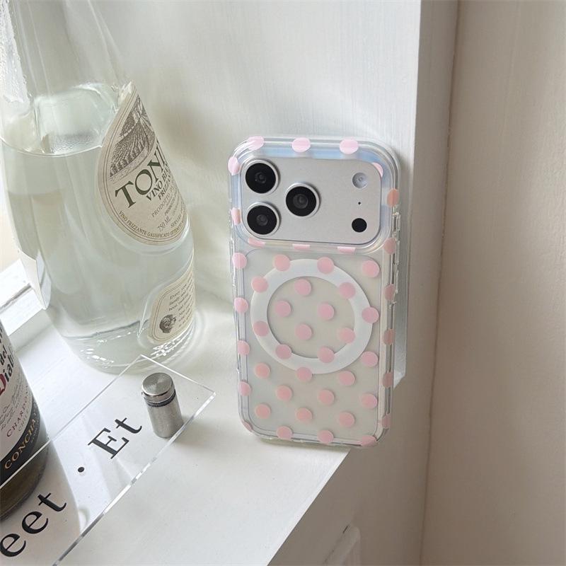 Pink Polka Dot Lily Magnetic Stand Phone Case for iPhone 17/16 Pro Max/15/14 17
Pink Polka Dot Lily Magnetic Stand Phone Case for iPhone 17/16 Pro Max/15/14 17
