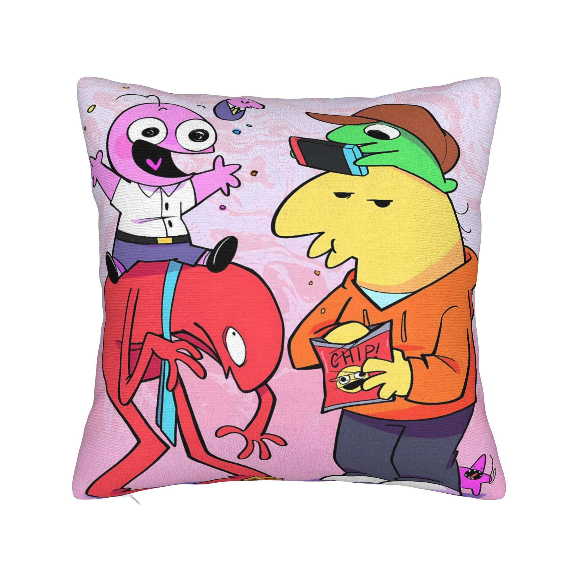 Smiling Friends Pillow Case Square Pillow Cover For Living Room Sofa Retro Trendy Cushion Cover 30cmx30cm
Smiling Friends Pillow Case Square Pillow Cover For Living Room Sofa Retro Trendy Cushion Cover 30cmx30cm