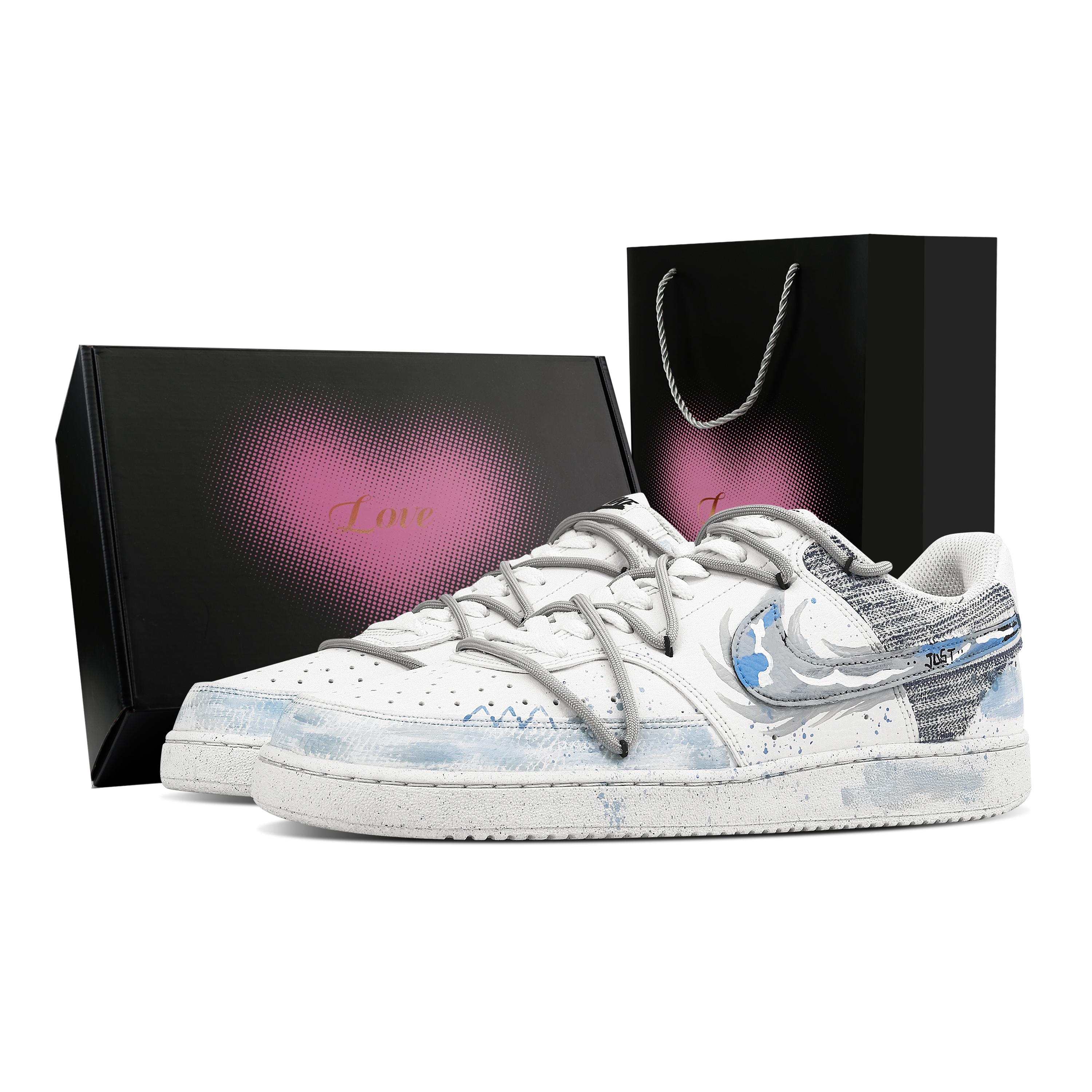 Nike Court Vision 1 Cloud Shadow Dye Blue Heart Box Slip Resistant Abrasion Resistant Low top Skateboard Shoes Men s DH2987-101(Team773--) 40.5
Nike Court Vision 1 Cloud Shadow Dye Blue Heart Box Slip Resistant Abrasion Resistant Low top Skateboard Shoes Men s DH2987-101(Team773--) 40.5