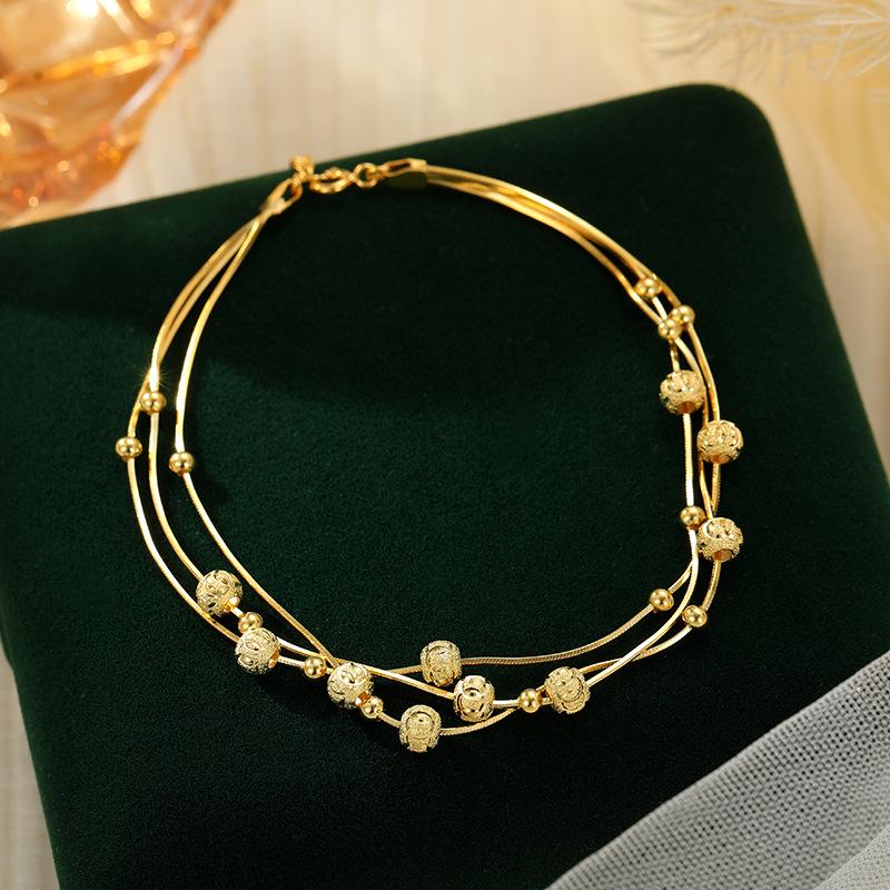 Браслет на ногу из серебра 925 пробы с резной круглой бусиной «Баньяновое дерево» - Подарок для женщин в стиле «Новый Китайский» и «Легкая роскошь» 925 Silver
Браслет на ногу из серебра 925 пробы с резной круглой бусиной «Баньяновое дерево» - Подарок для женщин в стиле «Новый Китайский» и «Легкая роскошь» 925 Silver