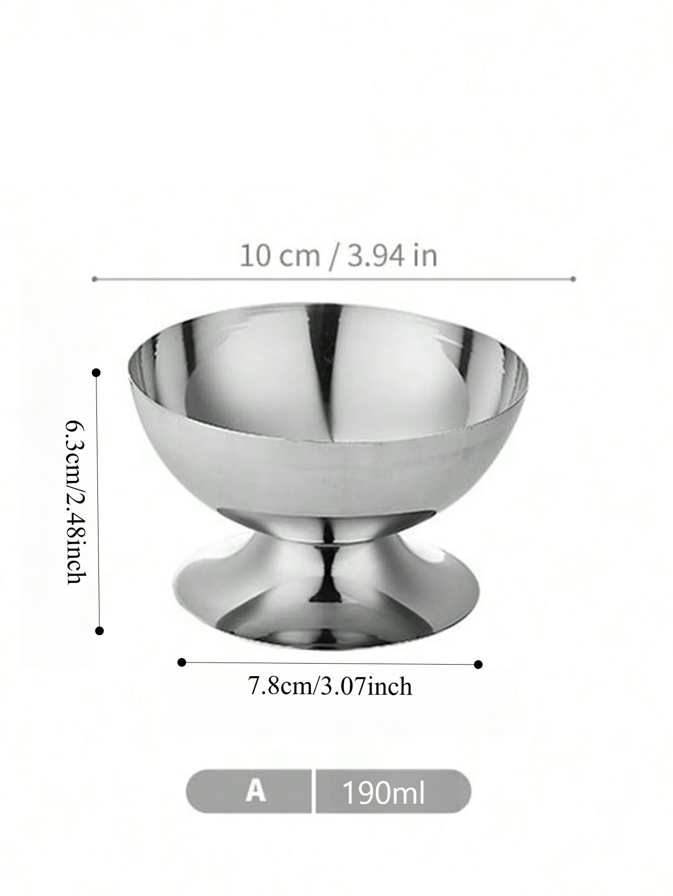 1pc Dessert Plate, Vegetable Bowl, Stainless Steel Ice Cream Cup, Tall Cup, Afternoon Tea Pudding Dessert Cup Cute Plates
1pc Dessert Plate, Vegetable Bowl, Stainless Steel Ice Cream Cup, Tall Cup, Afternoon Tea Pudding Dessert Cup Cute Plates