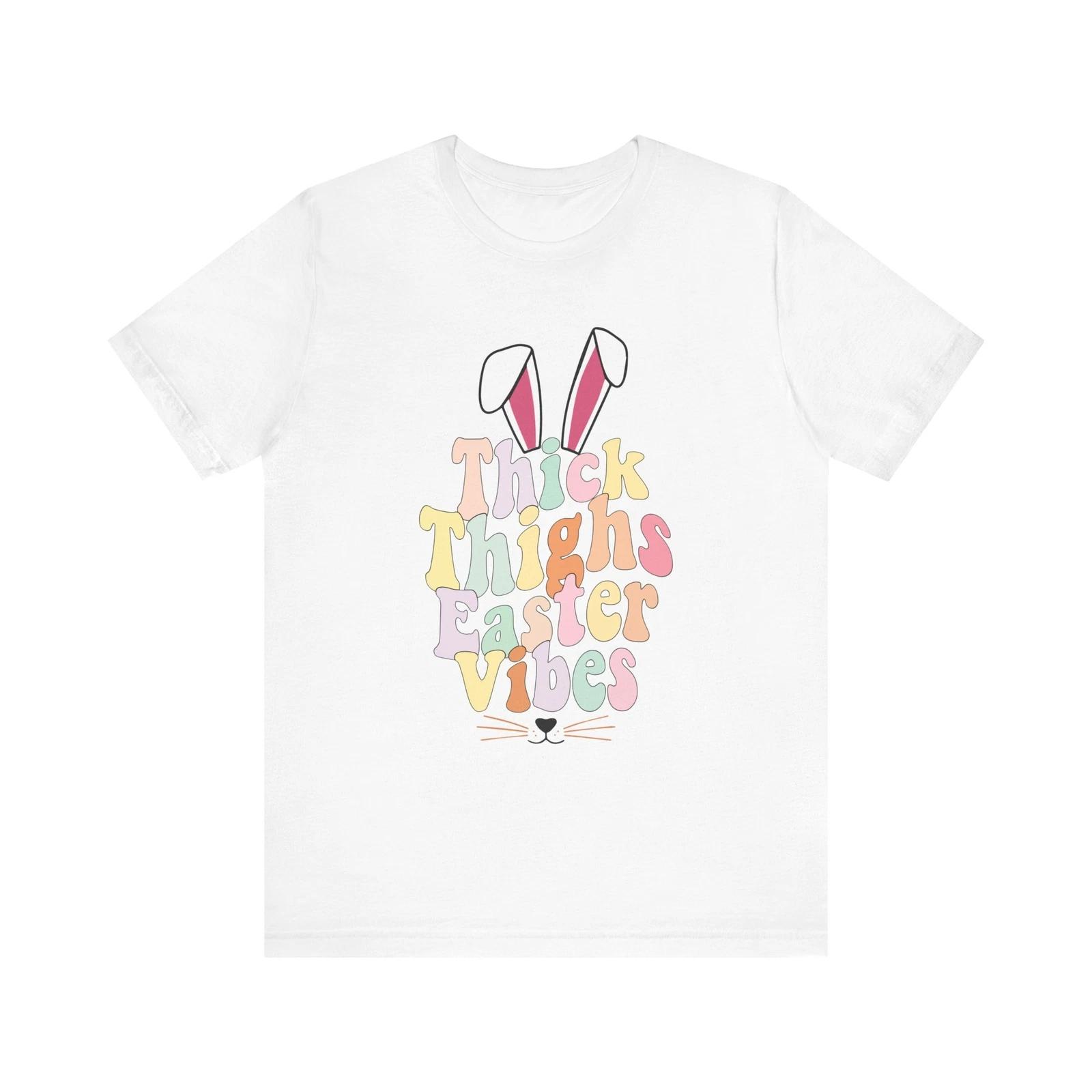 Thick Thighs Easter Vibes Unisex Jersey Short Sleeve Tee 4XL
Thick Thighs Easter Vibes Unisex Jersey Short Sleeve Tee 4XL