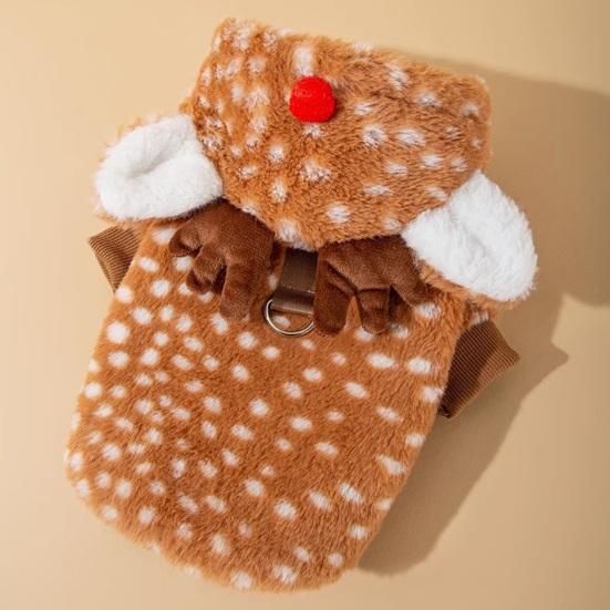 Одежда для домашних животных Yousheng, рождественский дизайн с оленями и тяговым кольцом, белая точка, удобная теплая толстовка, рождественская одежда, одежда
Одежда для домашних животных Yousheng, рождественский дизайн с оленями и тяговым кольцом, белая точка, удобная теплая толстовка, рождественская одежда, одежда