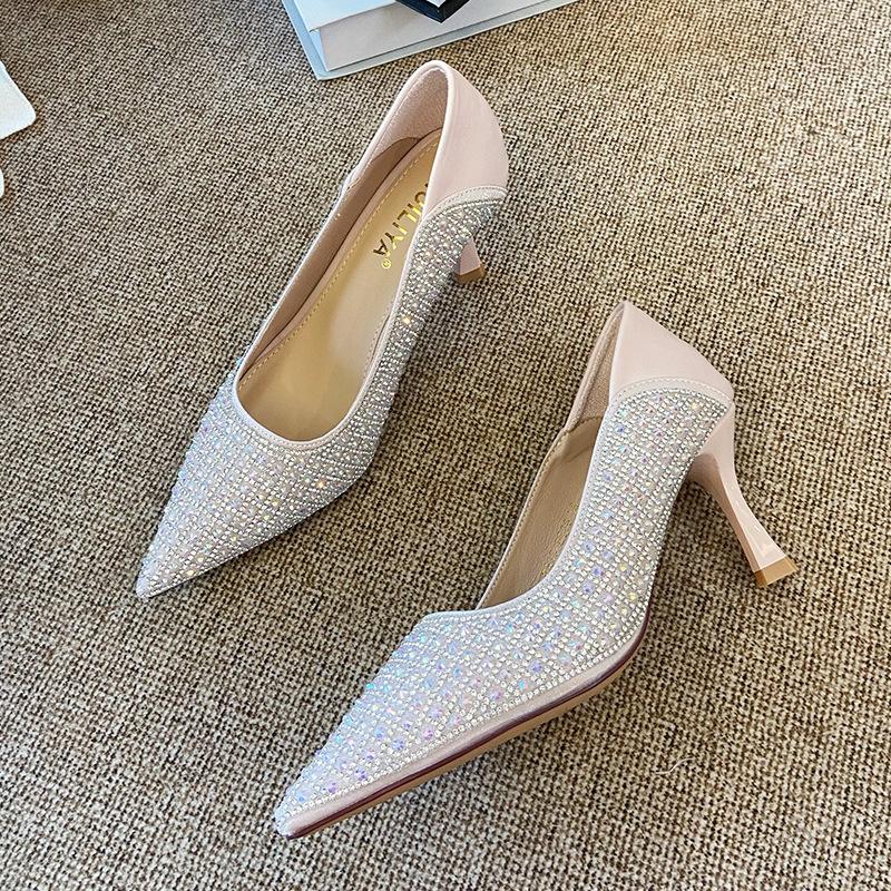 High-heeled single shoes women s pointed rhinestone shallow-mouth high heels 2025 new spring versatile skirt bridal bridesmaid shoes 39 розовый
High-heeled single shoes women s pointed rhinestone shallow-mouth high heels 2025 new spring versatile skirt bridal bridesmaid shoes 39 розовый