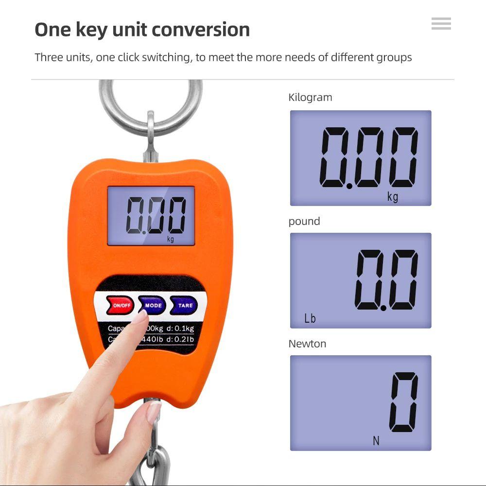 Hanging Stainless Steel Hook Scale Heavy Duty Crane Scale LCD Digital Scale 200kg Electronic Scale помаранчевий
Hanging Stainless Steel Hook Scale Heavy Duty Crane Scale LCD Digital Scale 200kg Electronic Scale помаранчевий