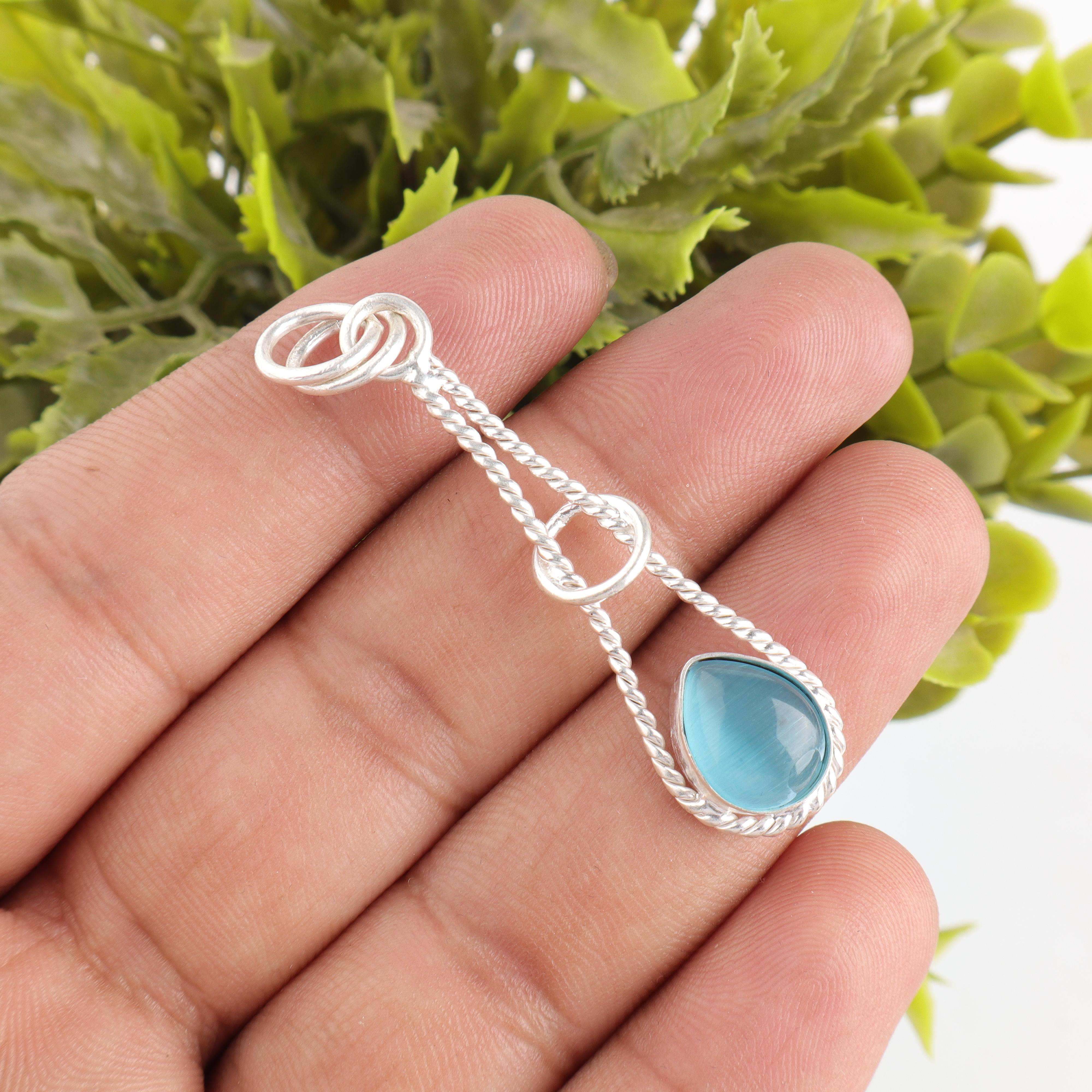 Blue Cat s Eye Gemstone Jewelry, 925 Sterling Silver Pendant, Bohemian Silver Pendant, Handmade Jewelry Gift For Women 1.78 Inches синий
Blue Cat s Eye Gemstone Jewelry, 925 Sterling Silver Pendant, Bohemian Silver Pendant, Handmade Jewelry Gift For Women 1.78 Inches синий