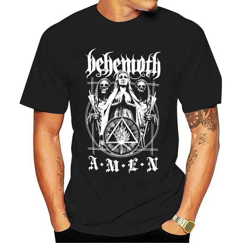 Behemoth Men Amen Slim Fit Футболка Черный 2023 Чистый хлопок с короткими рукавами Хип-хоп модная мужская футболка
Behemoth Men Amen Slim Fit Футболка Черный 2023 Чистый хлопок с короткими рукавами Хип-хоп модная мужская футболка